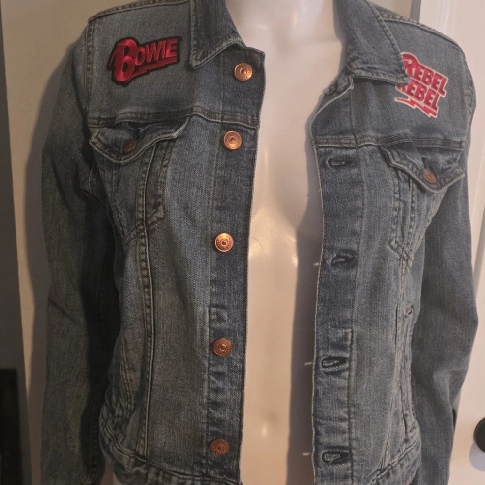 H&M Denim Jacket with Patches